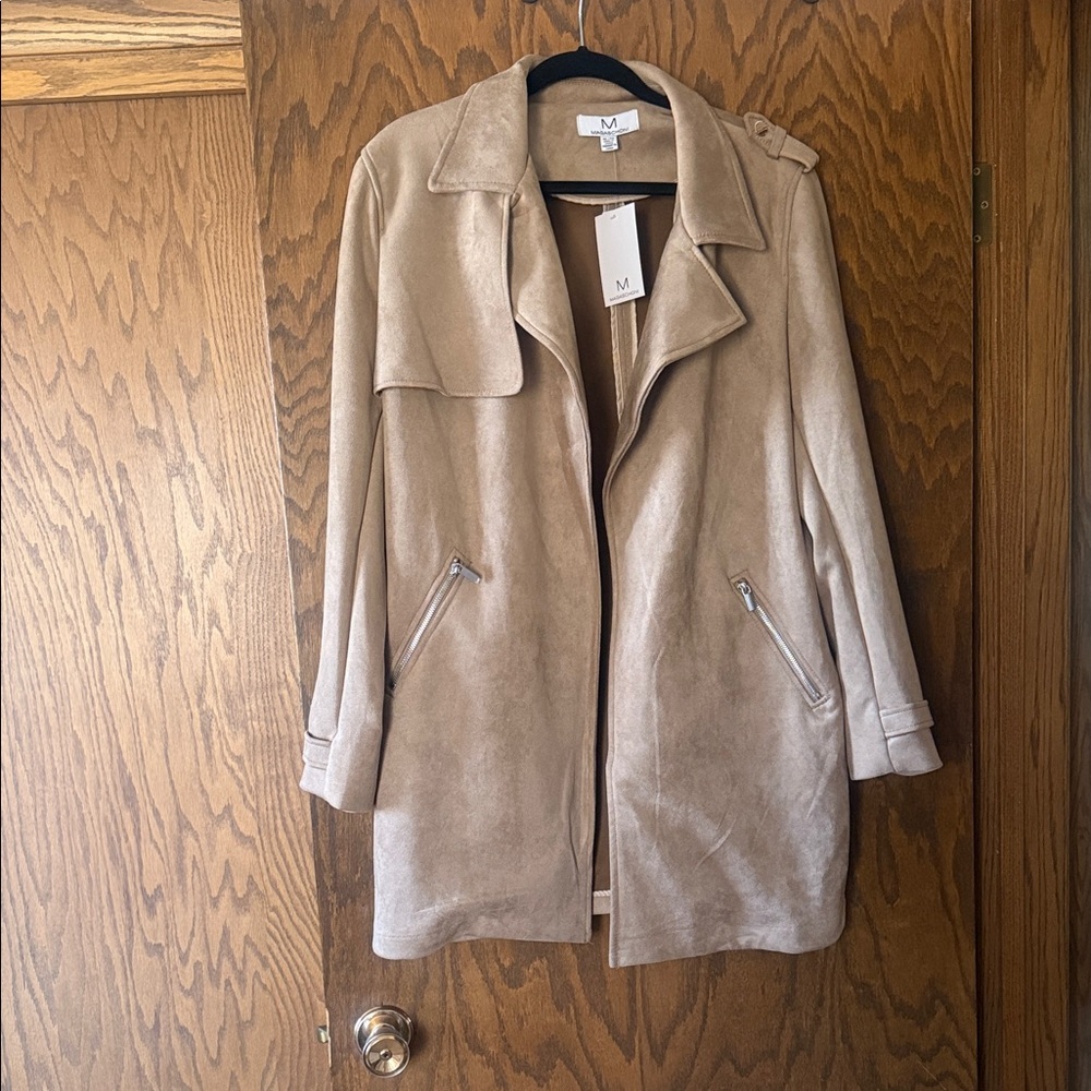 Magaschoni Tan Trench Coat